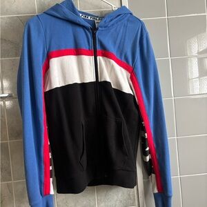 Blue and Black Men's Sweater